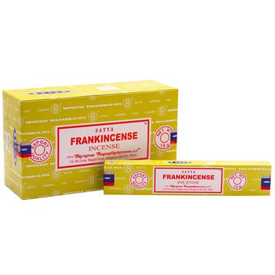 Aromatic Frankincense Satya Incense Sticks 15g Box Of Twelve Special Offer